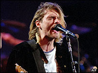 Nirvana singer Kurt Cobain